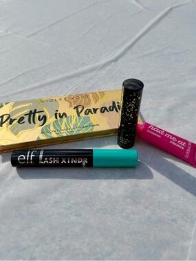 Makeup Bundle Violet Voss Palette Blush Bronzer Primer Lip Jelly Retail $80